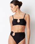 Black Sofia Bikini Top