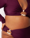 Eggplant Bria Bikini Bottom
