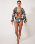 Zebra Blake Bikini Bottom