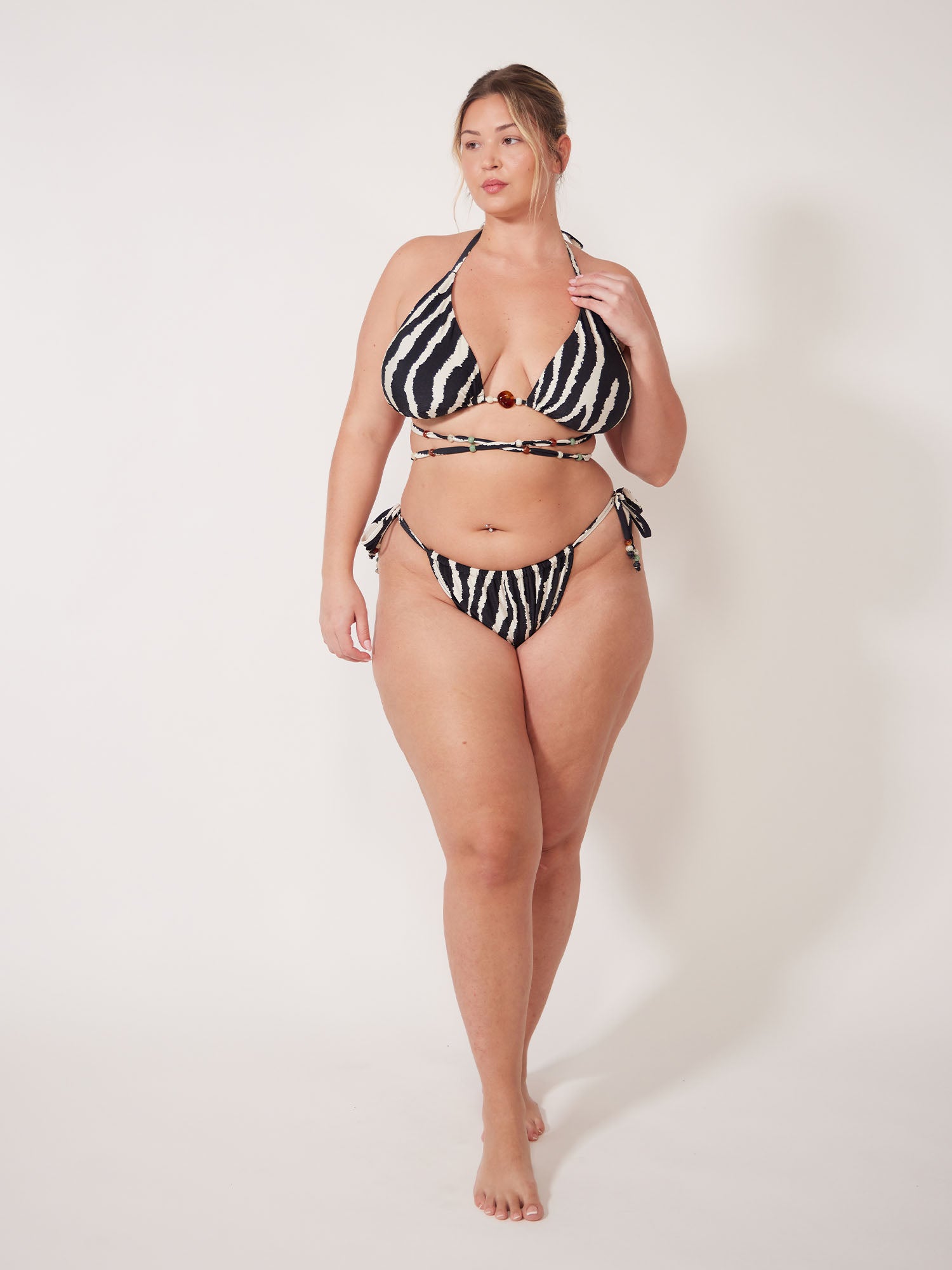 Zebra Norah Bikini Bottom – Villa Fresca