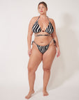 Zebra Norah Bikini Top