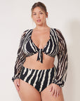 Zebra Scarlett Bikini Top