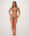 Zebra Norah Bikini Top